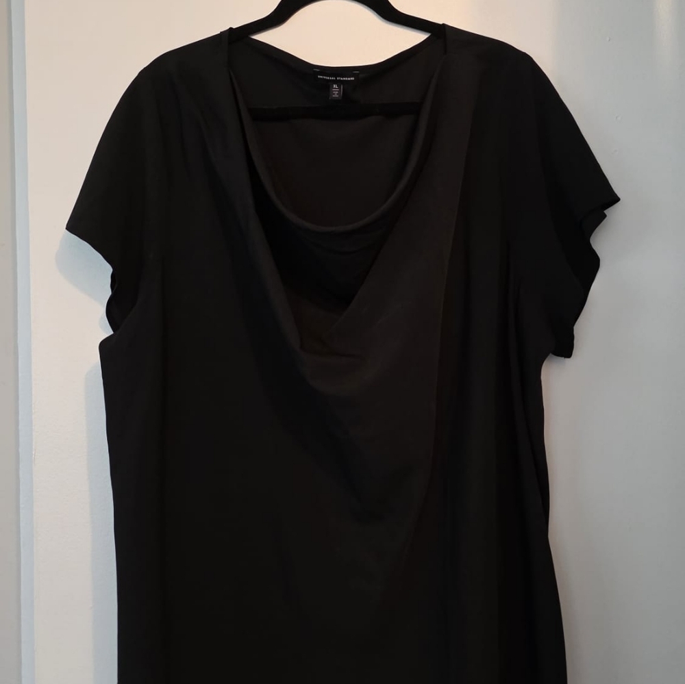 Universal Standard Better Than Silk Shell Top Draped